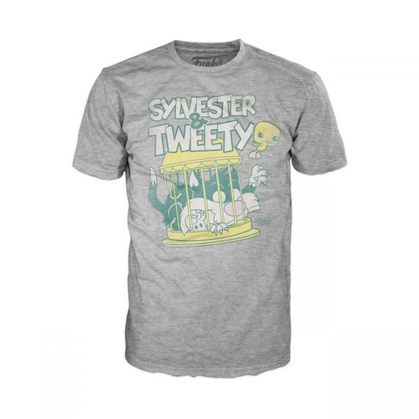 FUNKO POP! - Animation Looney Tunes Sylvester und Tweety 309 mit Tee T-​Shirt